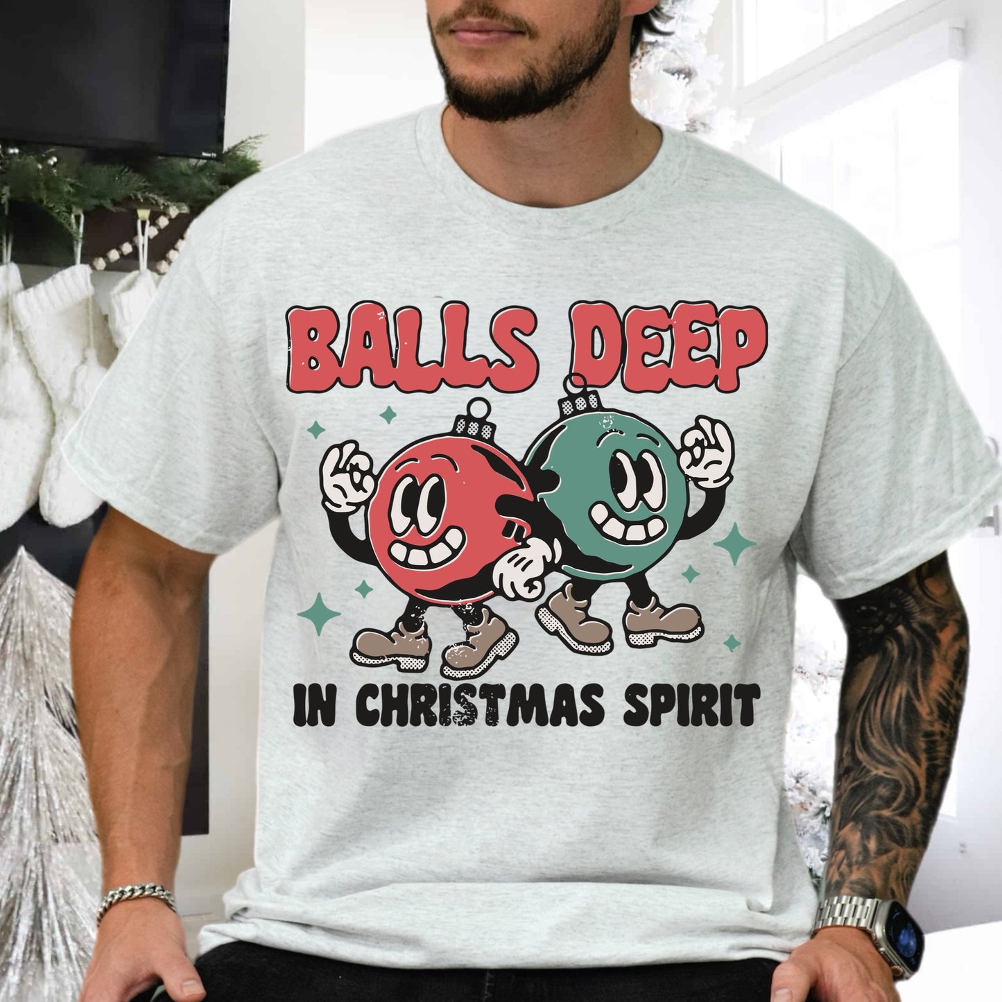 Balls Deep in Christmas Spirit Shirt