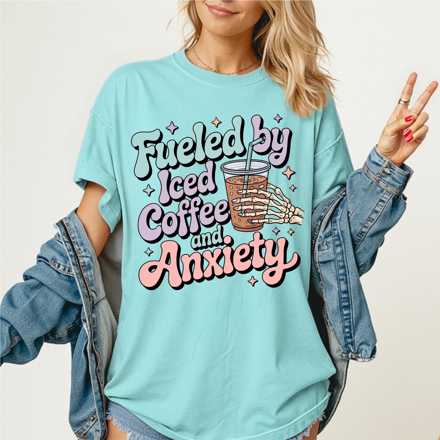 Fueled By Coffee And Anxiety Tee