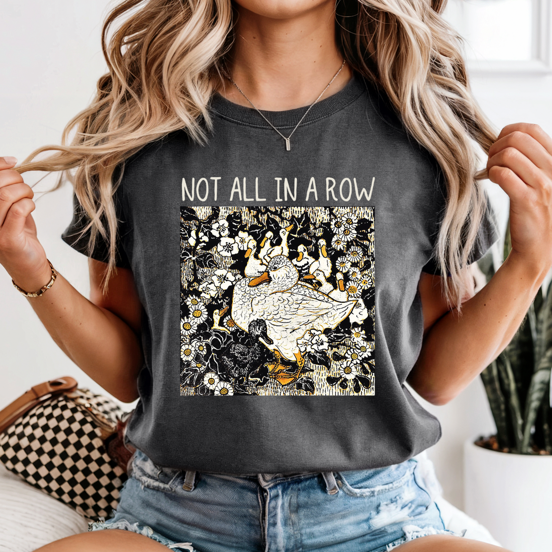 Not All In A Row Duck Graphic Tee
