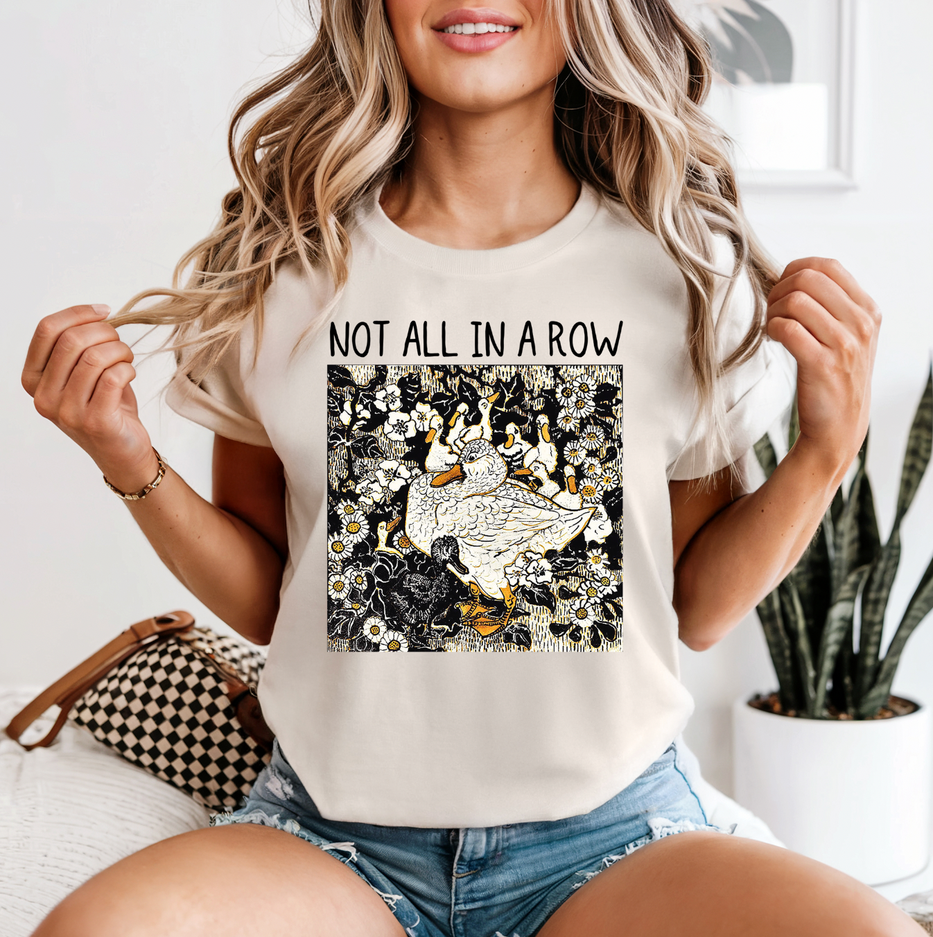 Not All In A Row Duck Graphic Tee