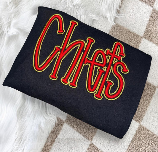 EMBROIDERED Cardinals 3D Puff Personalized Team Sweatshirt