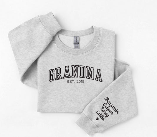 Custom Grandma Sweatshirt