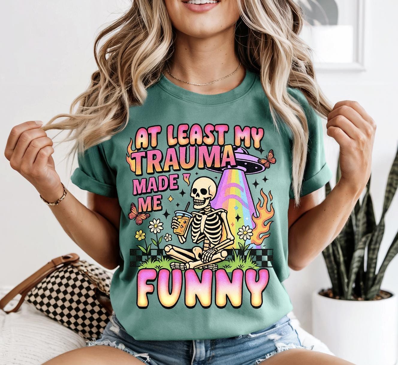At Least My Trauma Made Me Funny Graphic Tee