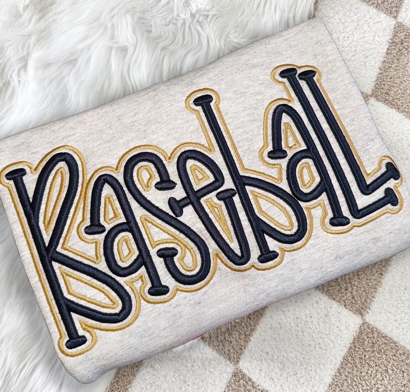 EMBROIDERED Raiders 3D Puff Personalized Team Sweatshirt