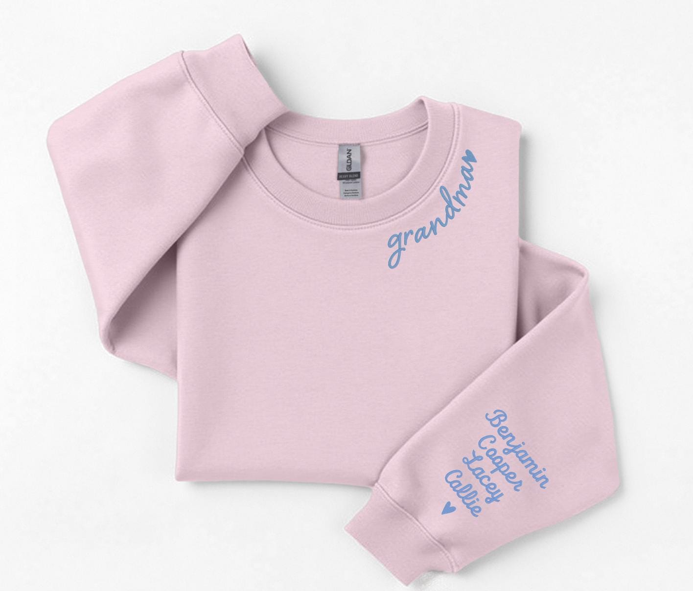 EMBROIDERED Custom Grandma Embroidery Sweatshirt