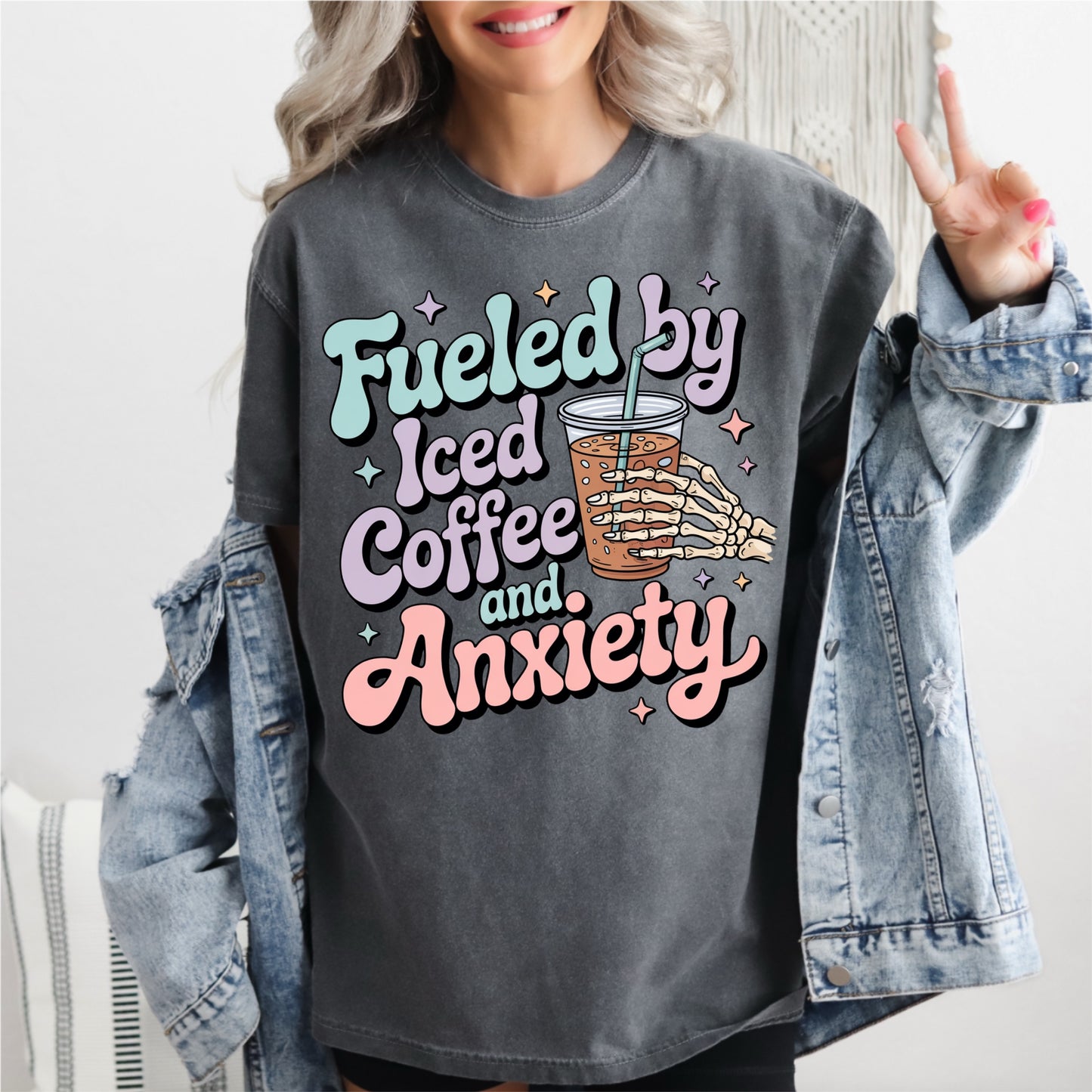Fueled By Coffee And Anxiety Tee
