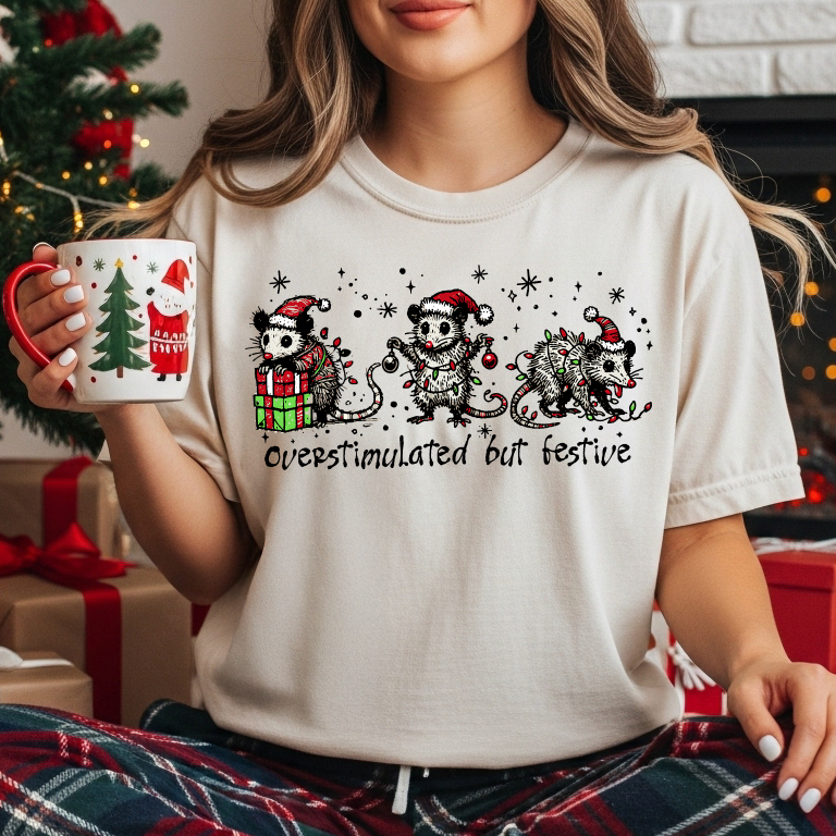 Overstimulated But Festive Shirt