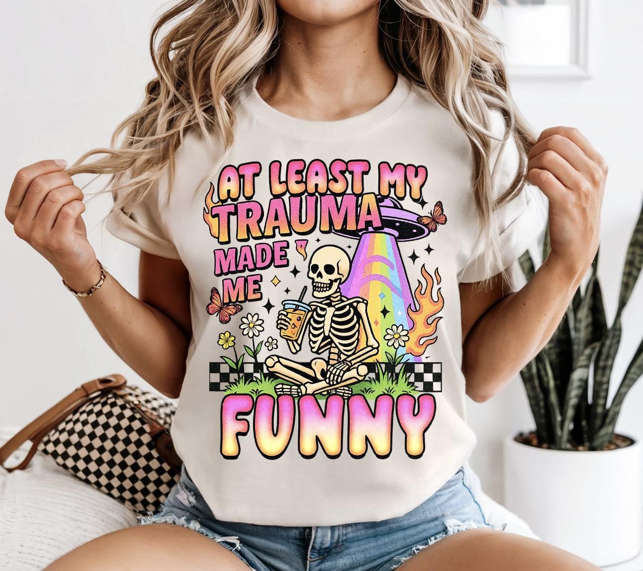 At Least My Trauma Made Me Funny Graphic Tee
