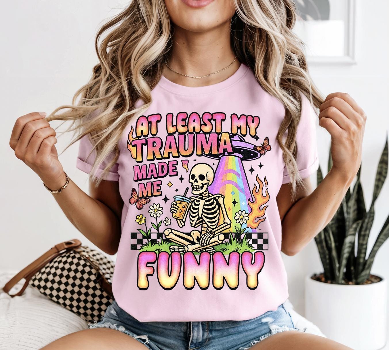 At Least My Trauma Made Me Funny Graphic Tee
