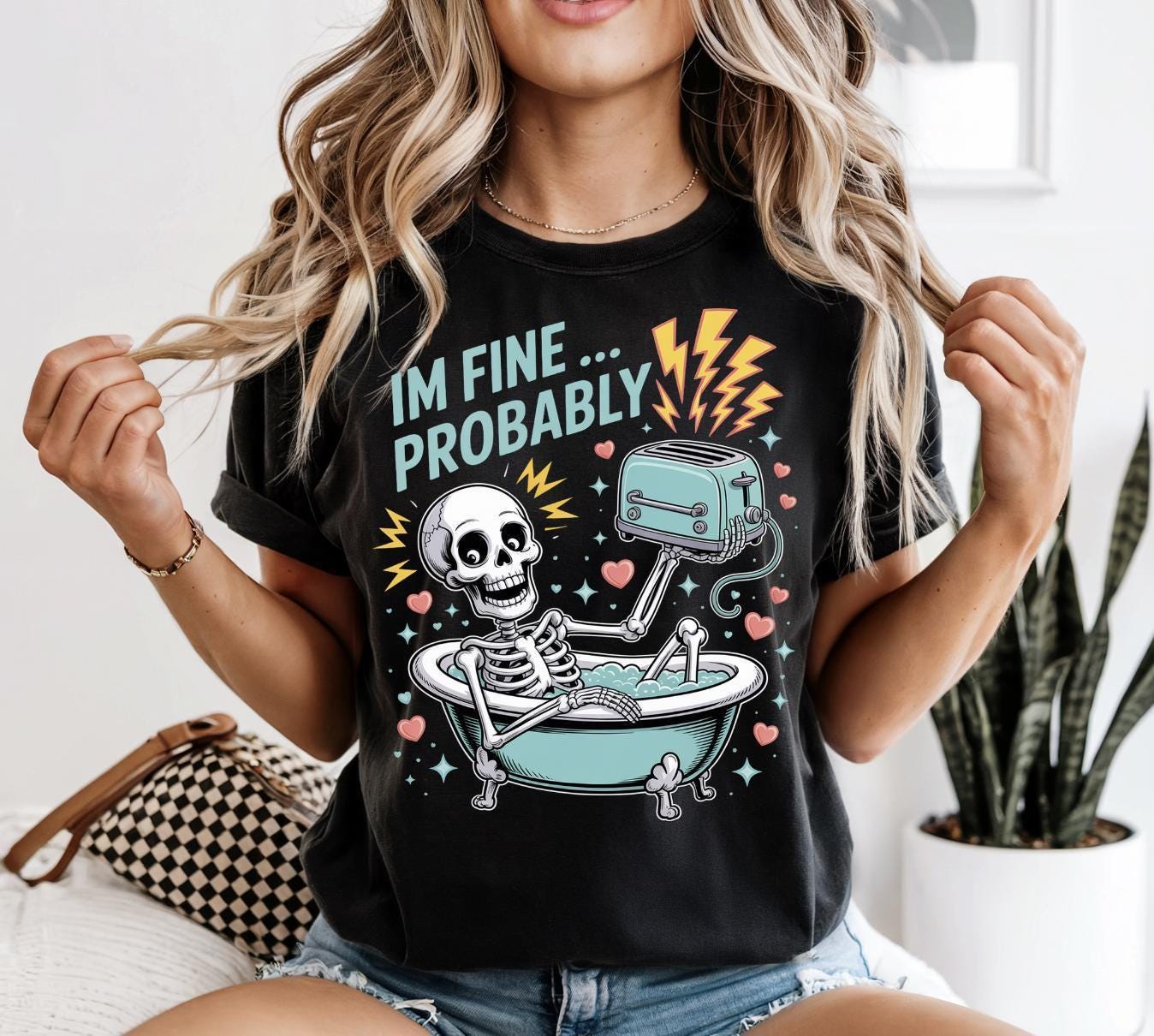 I'm Fine Probably Graphic Tee
